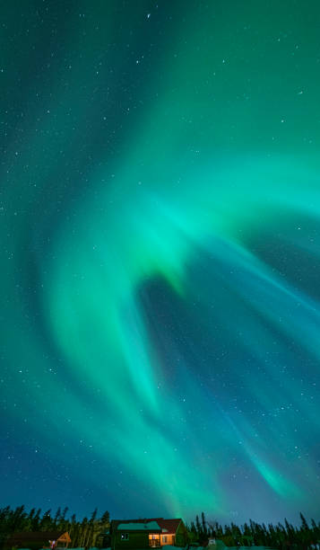 istock Northern Lights as seen from the Yukon Territory, Canada 1394304802