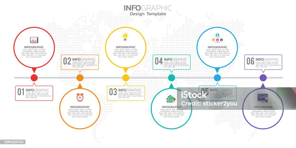 Infographic Timeline Elements For Content Diagram Flowchart Steps Parts ...