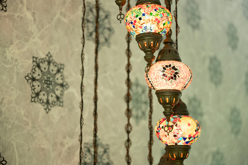 Decorative turkish lights used as home decor