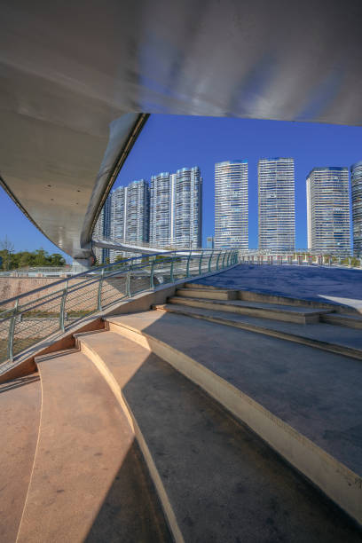 istock Wuchazi bridge in Chengdu on a sunny day 1394332141