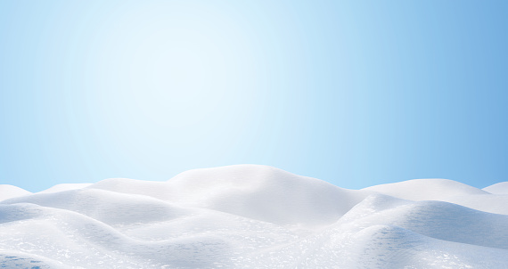 Close up of white snow background.
