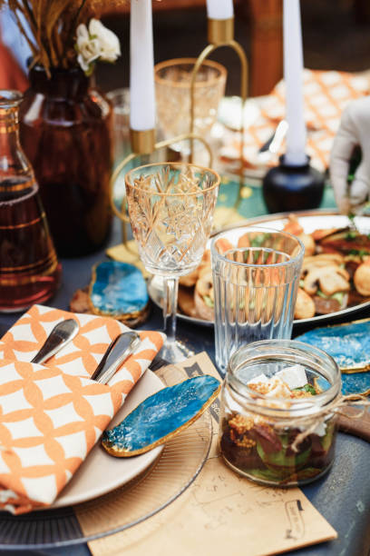 istock boho style wedding decor.camper style.eco style home decor and coziness concept 1394352452