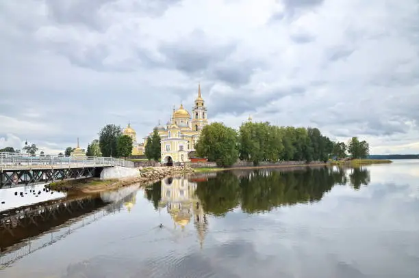 The monastery of the Nilo-Stolobenskaya deserts in the Tver region, Russia