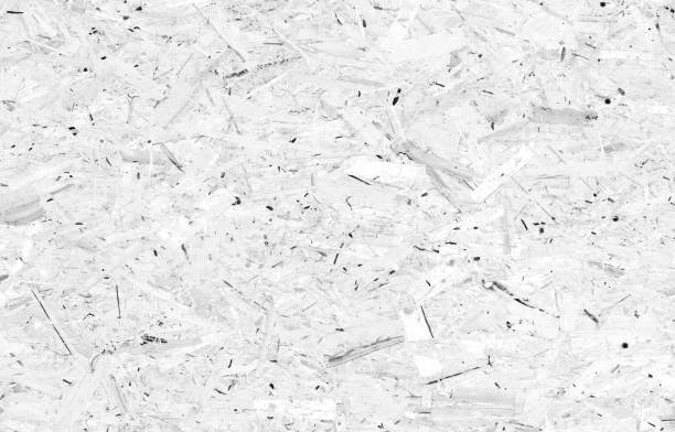 istock White wooden oriented strand board. Sterling board background texture 1394356503