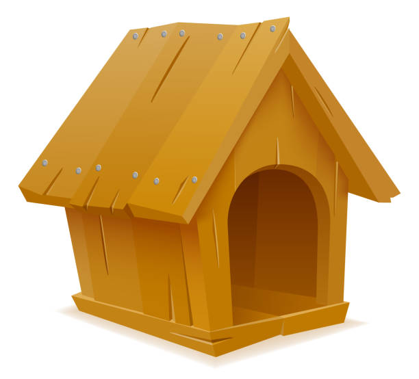istock dogouse for dogs made of wood vector illustration 1394358584