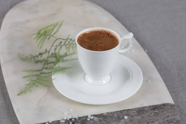 istock Turkish coffee served in classic Turkish coffee cup 1394359499