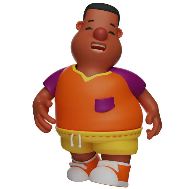 istock Big Boy 3D Cartoon Design has a lot of laughs 1394367630
