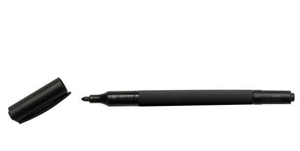 istock Pen marker isolated on white top view 1394368815