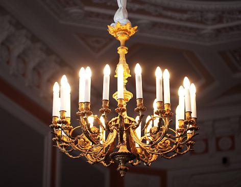 Old decorative chandelier