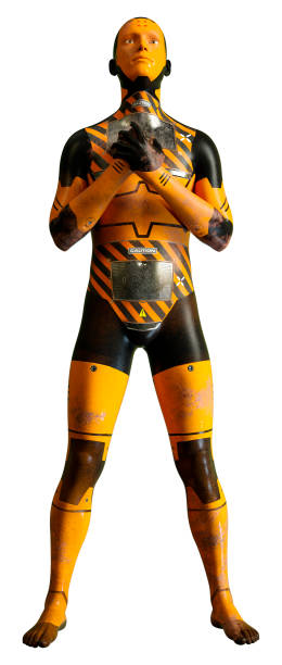 istock 3D Rendering Male Robot on White 1394380707