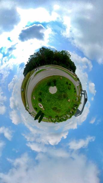 istock Roundabout as a little planet 1394385547