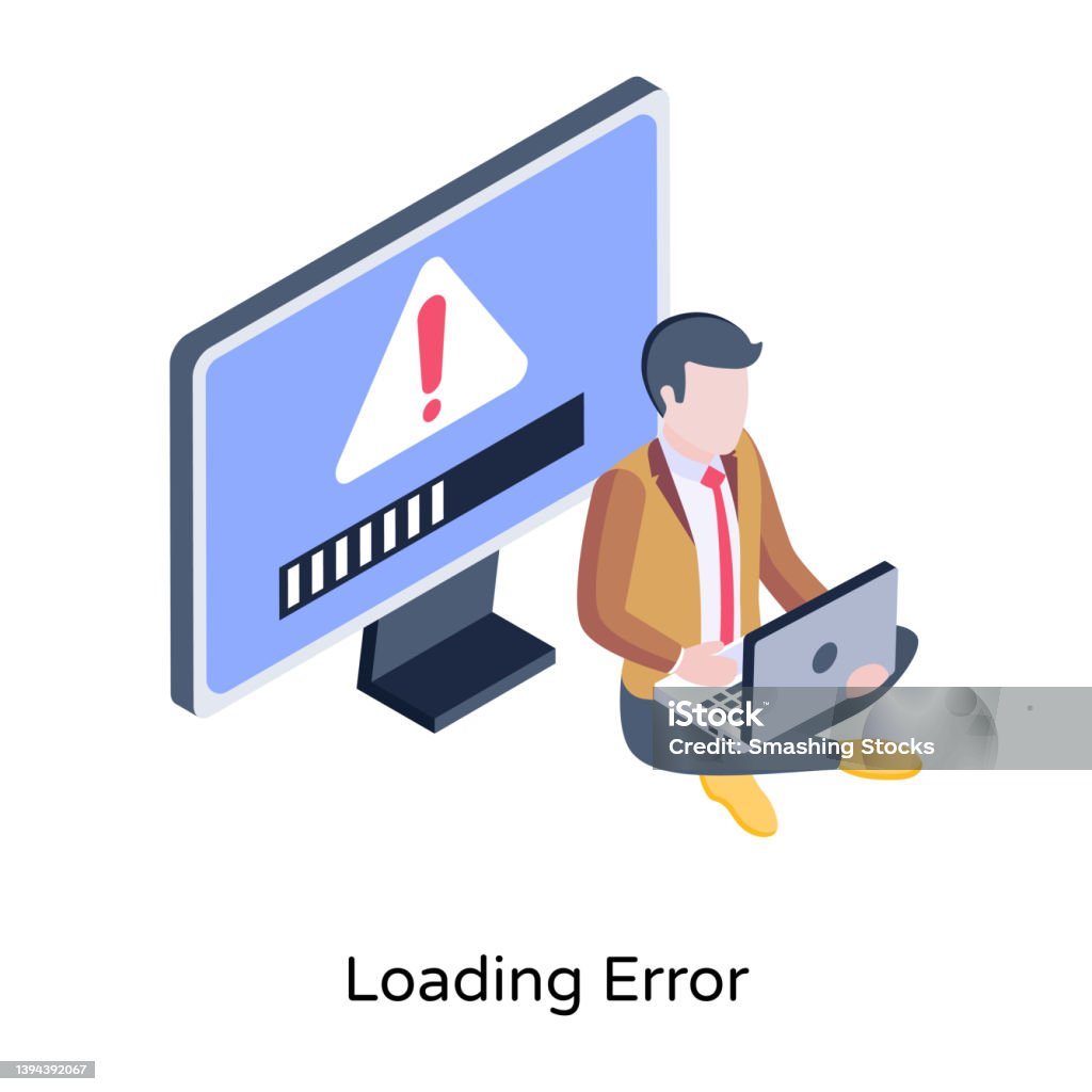 Loading Error Stock Illustration - Download Image Now - Avatar ...