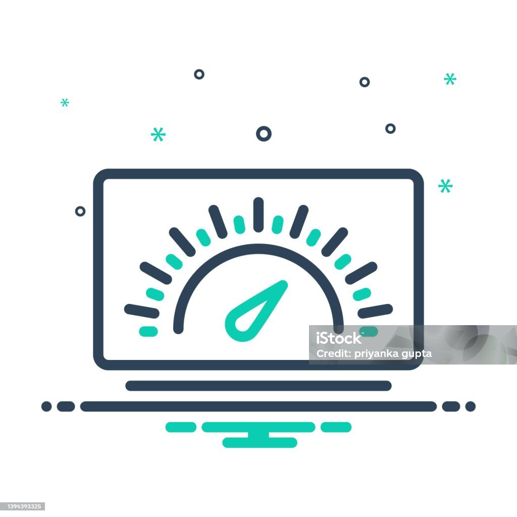 Bandwidth Graphic Bandwidth Speed Stock Illustration - Download Image Now - Bandwidth ...