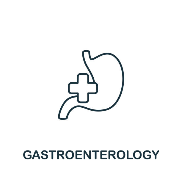 istock Gastroenterology icon from medical collection. Simple line element Gastroenterology symbol for templates, web design and infographics 1394396946