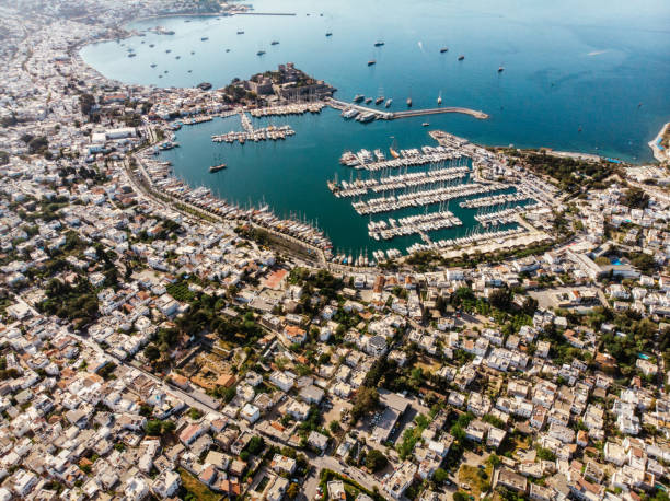 istock High Altitude Aerial View Bodrum at Turkey 1394414859