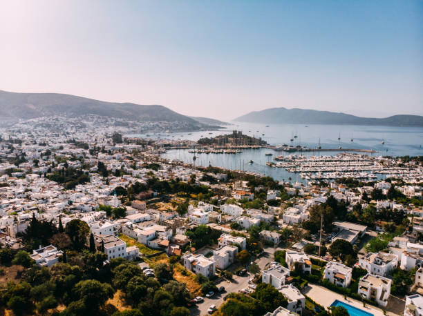 istock High Altitude Aerial View Bodrum at Turkey 1394416584
