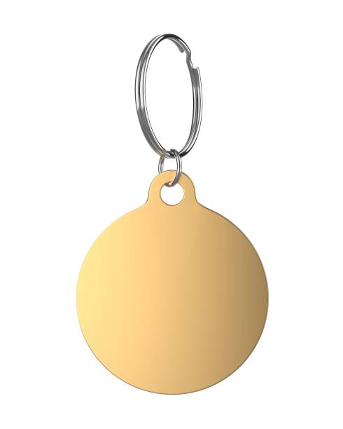 istock Blank Cat Dog Id Tag Name Pendant  Necklace Collar Mockup. 1394417191
