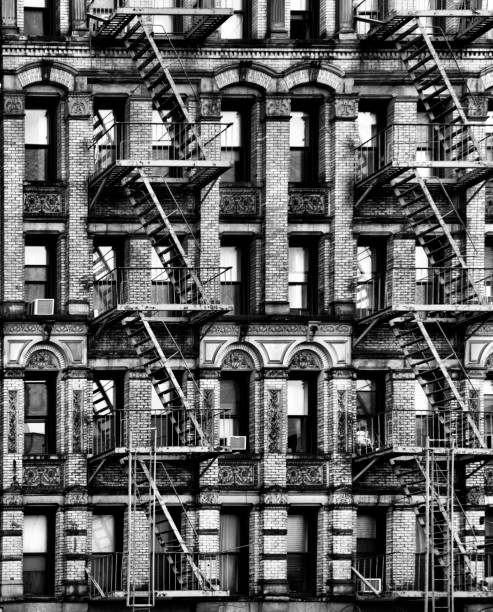 istock New York fire escapes in monochrome 1394421069