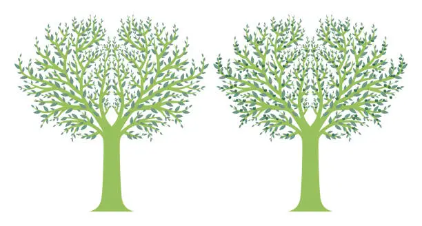 Vector illustration of tree