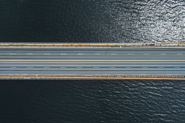 istock Aerial View of Empty Bridge 1394432862