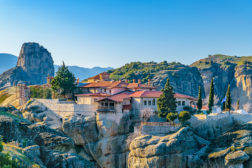 Holy trinity monastery, meteora site, tesalia, greece.