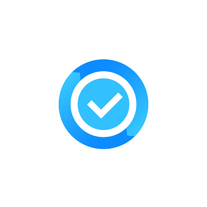exchange, convertation completed vector icon
