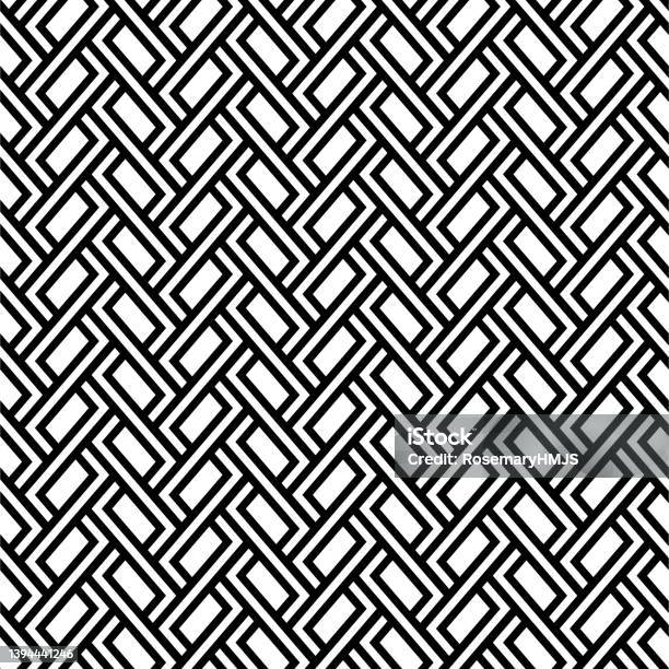 Interlocking Boards Pattern Open Interlocking Pattern Design Stock Illustration - Download Image ...