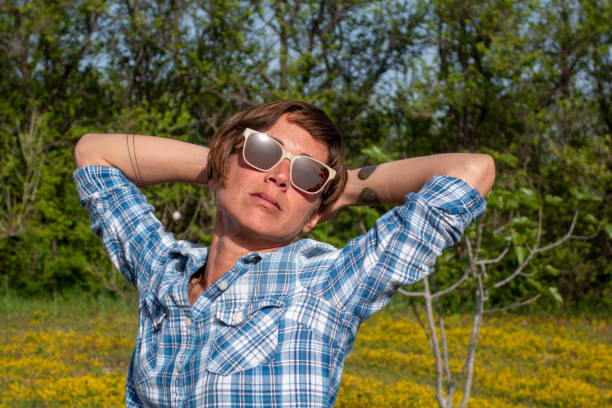 istock Happy woman portrait 1394450132