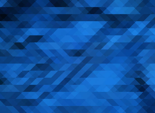 istock blue illustration mosaic template use as background. polygonal pattern. abstract geometric background. blue triangle gradient background for digital, luxury concept. creative design templates. 1394454899