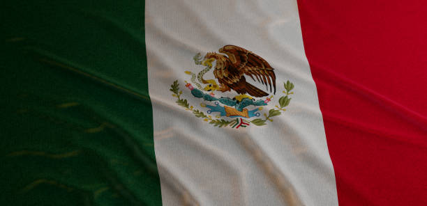 istock Flag of Mexico 3d Render 1394461940