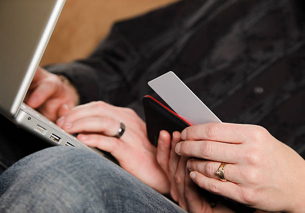 istock Laptop and Credit Cards 139446888