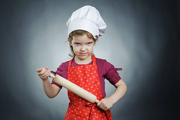 Severe chef stock photo