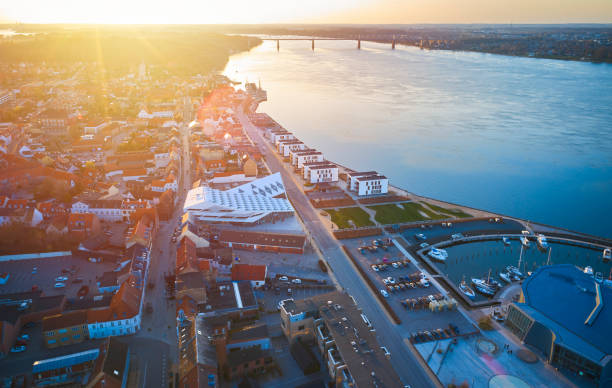 istock Marina in small town 1394478851