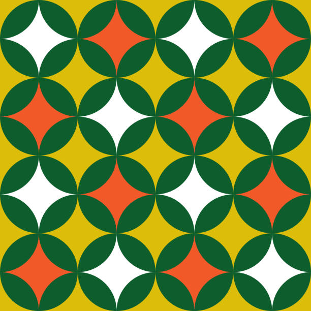Retro Repeatable Pattern–Opt.2 vector art illustration