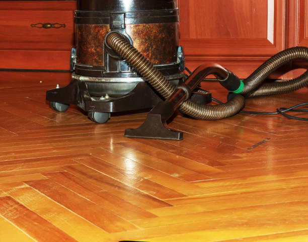 istock Vacuum cleaner with water filter prepared for parquet floors. 1394479796