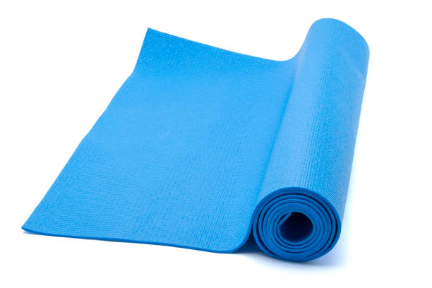 istock blue yoga mat. 1394480515