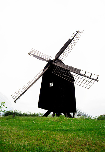 Windmill in winter