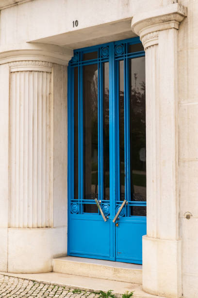 istock Beautiful blue front door in Lisbon 1394496678