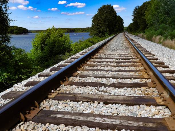 Railroad and Lake