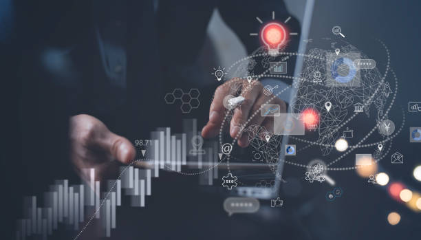 istock Global business, digital marketing, E-commerce, IoT Internet of Things, Business Intelligence concept 1394521013
