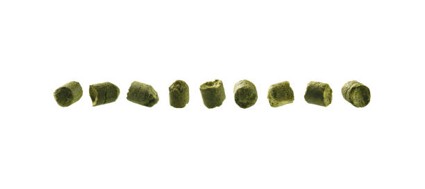 istock A set of green granulated hops. Isolated on a white background 1394524537