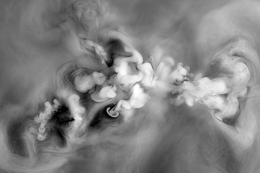Dry Ice Fog, Smoke, From Above. Abstract background