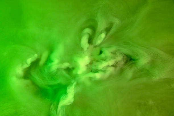 Dry Ice Fog, Smoke, From Above. Abstract background