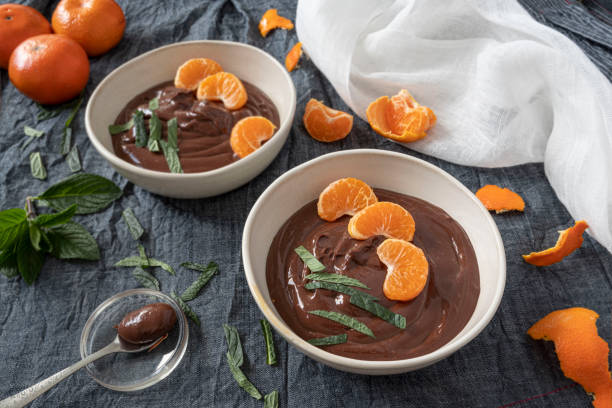 istock Chocolate cream in bowls 1394536274