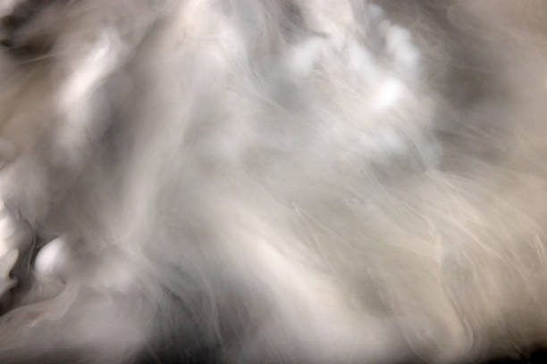 Dry Ice Fog, Smoke, From Above. Abstract background