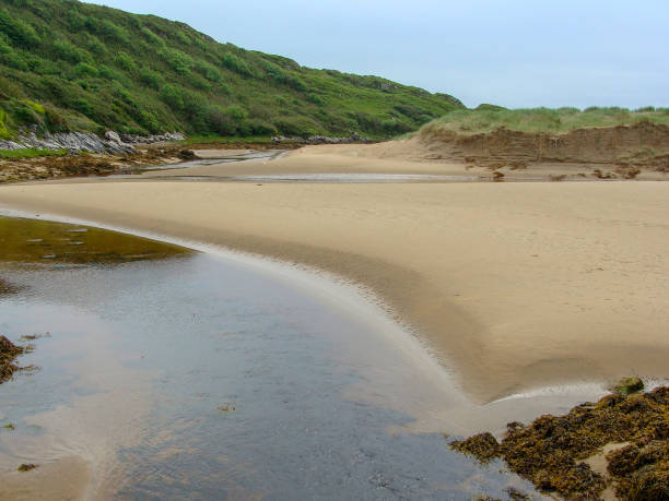 istock ocean coastline, water retreating 1394538483