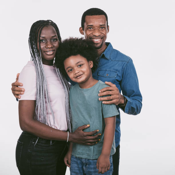 istock African portrait, family. 1394548451
