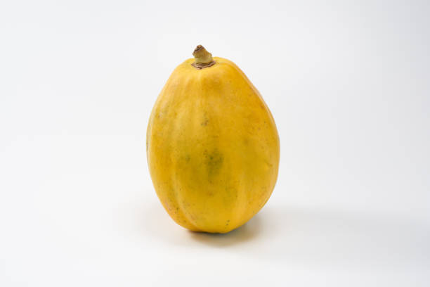 istock the fruit of papaya on a white background 1394550660