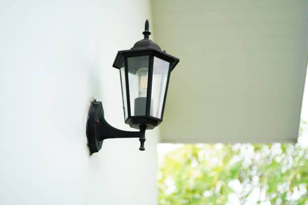 A classic designed lighting street lamp