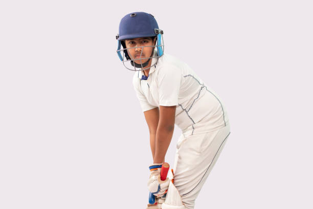 istock Portrait of boy getting ready to strike During a Cricket Game 1394555876
